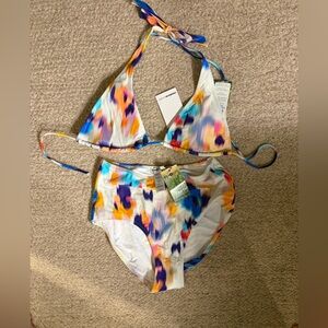 Change of Scenery - Floral Ikat bikini